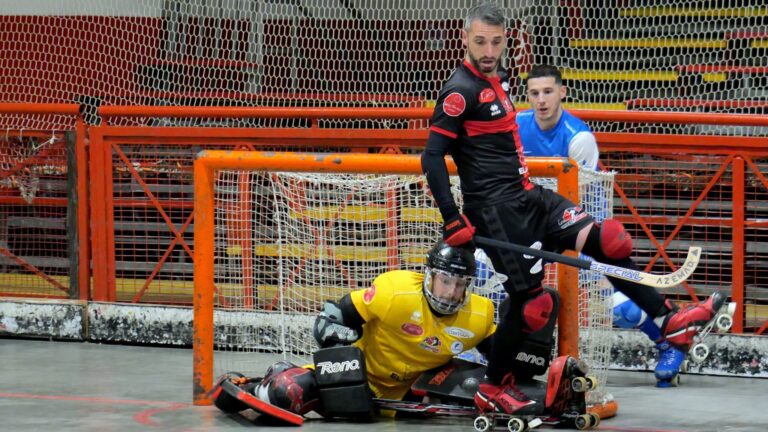 HOCKEY SARZANA OTTIENE E DIFENDE IL VANTAGGIO CONTRO I PIÙ FORTI D’ITALIA, MA IL TRISSINO RIMONTA NEL SECONDO TEMPO: 1-3 IL RISULTATO FINALE AL PALATORI.